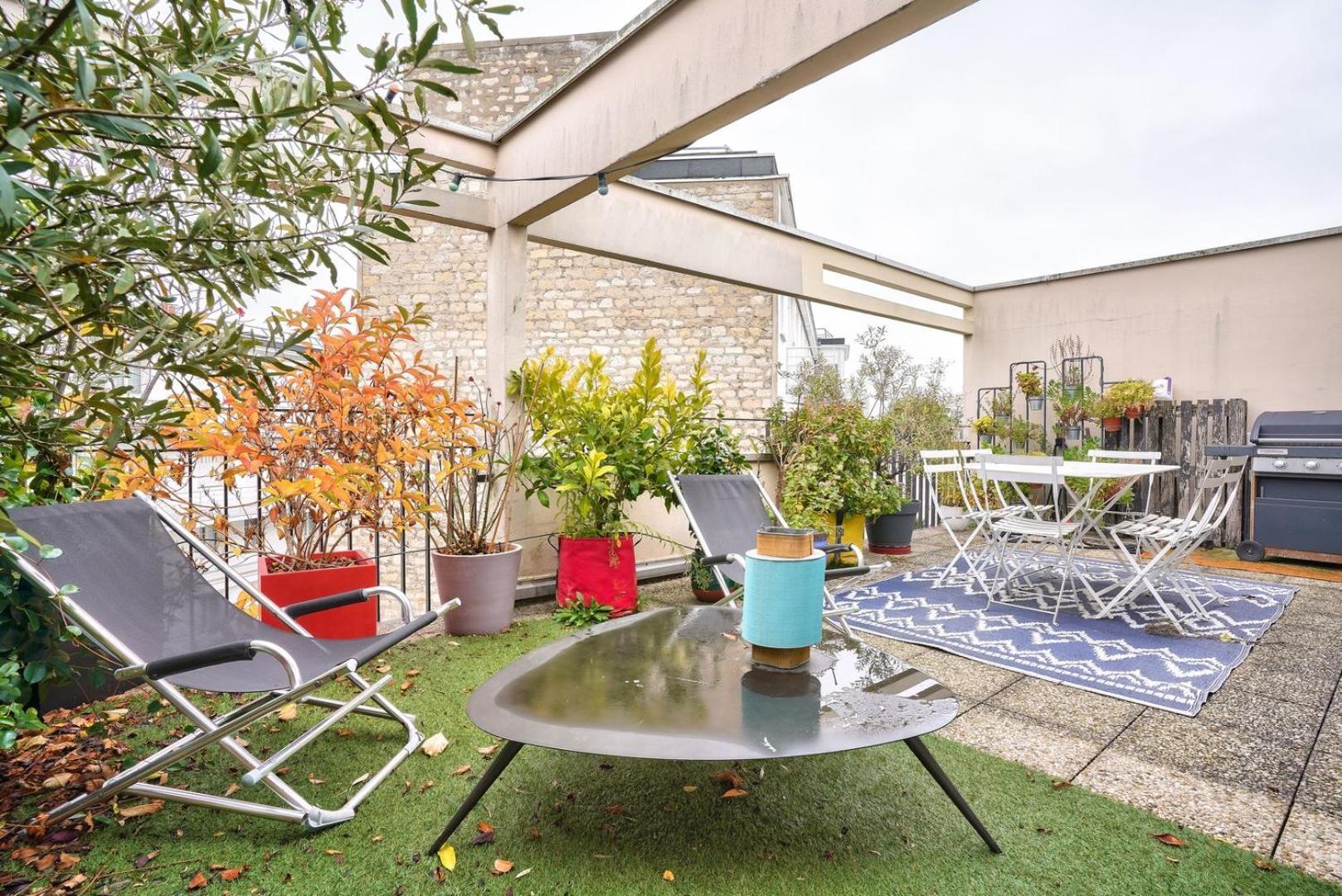 Guestready - Apt Confortable Avec Terrasse Au 18E パリ エクステリア 写真
